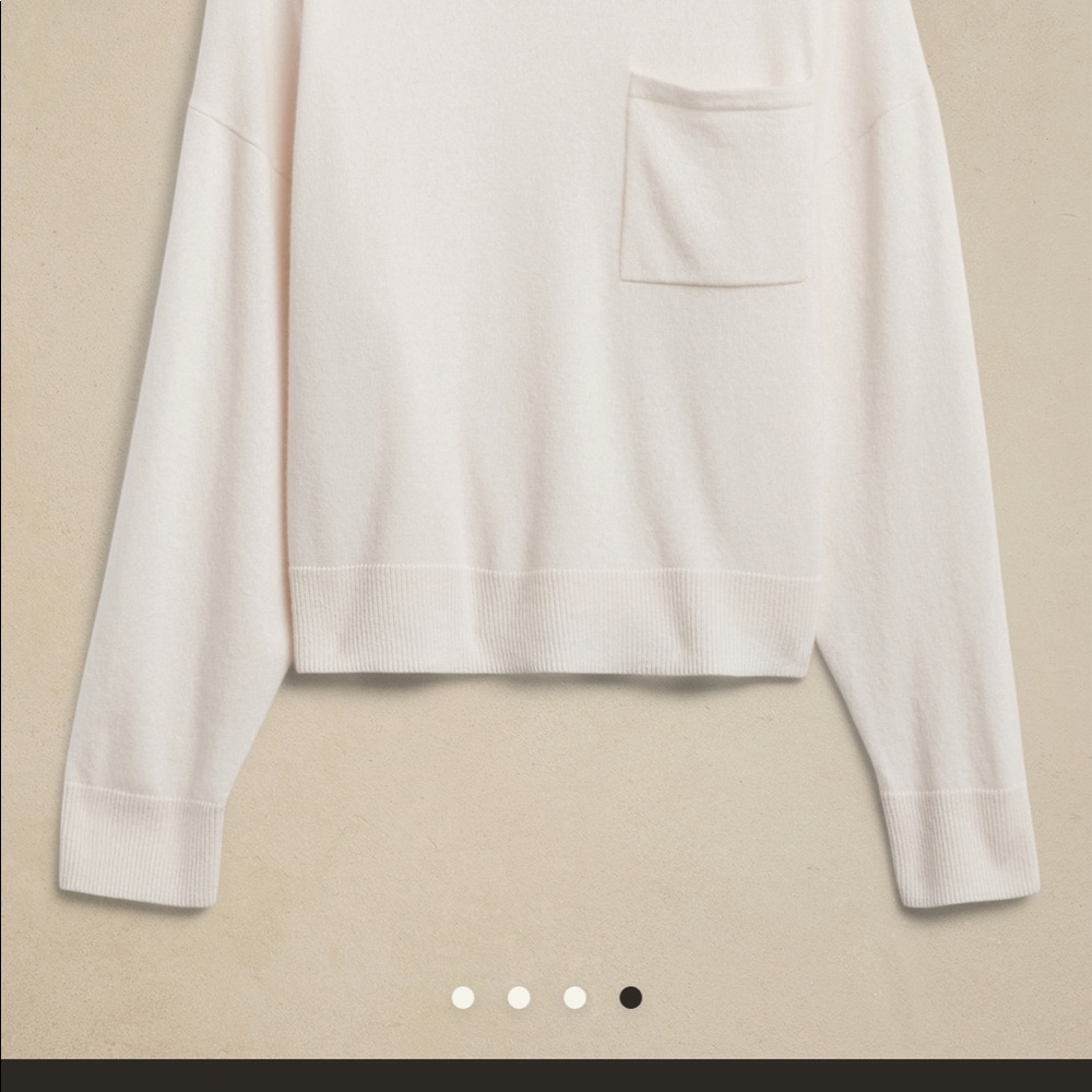 100% cashmere banana republic janni sweater size M